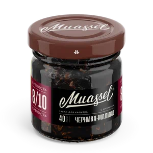 картинка Табак Muassel 8/10 - Черника Малина 40гр. от магазина BigSmoke