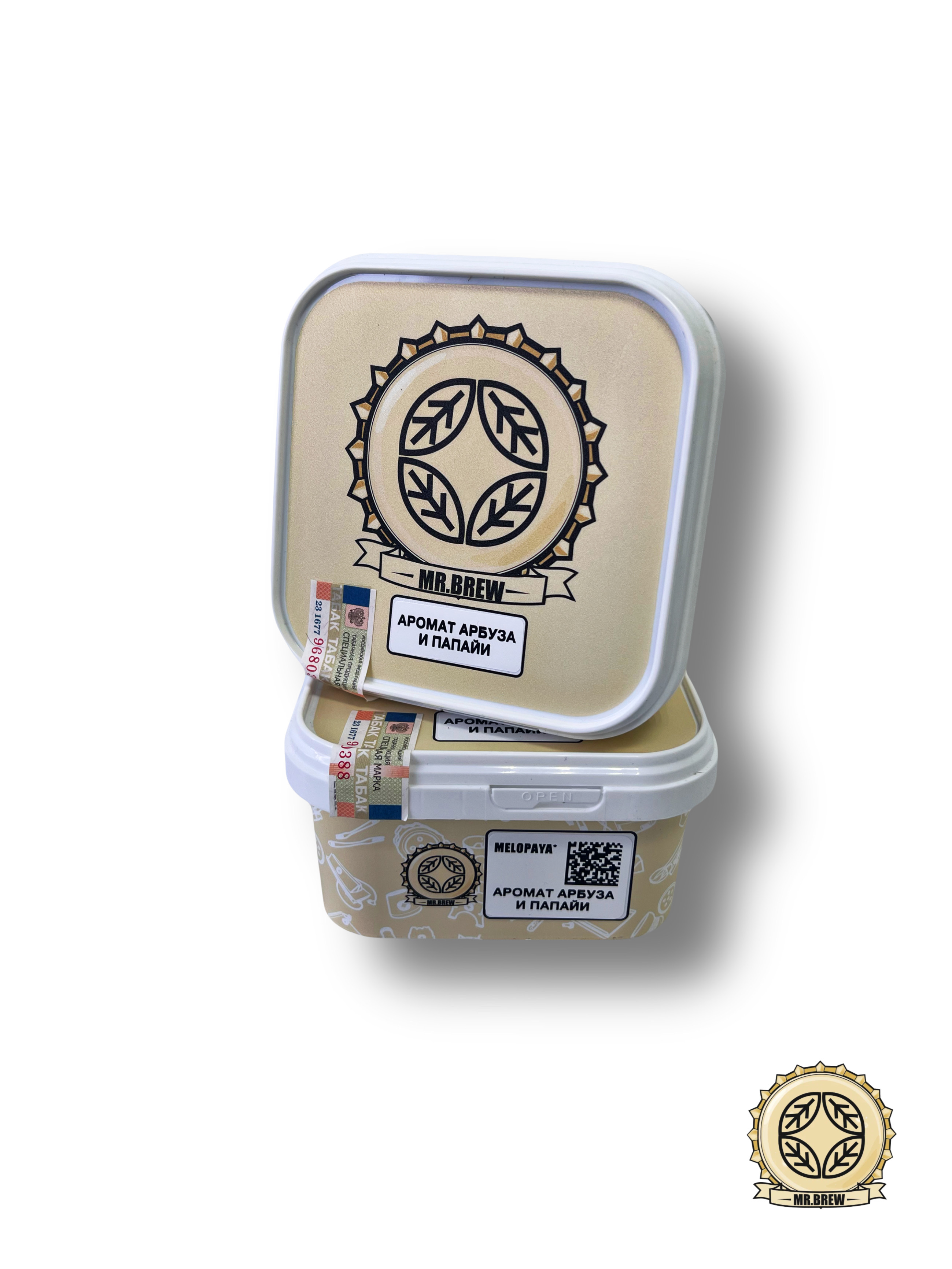 картинка Табак Mr.Brew - Melopaya (Аромат Арбуза и Папайи) 200 гр. от магазина BigSmoke
