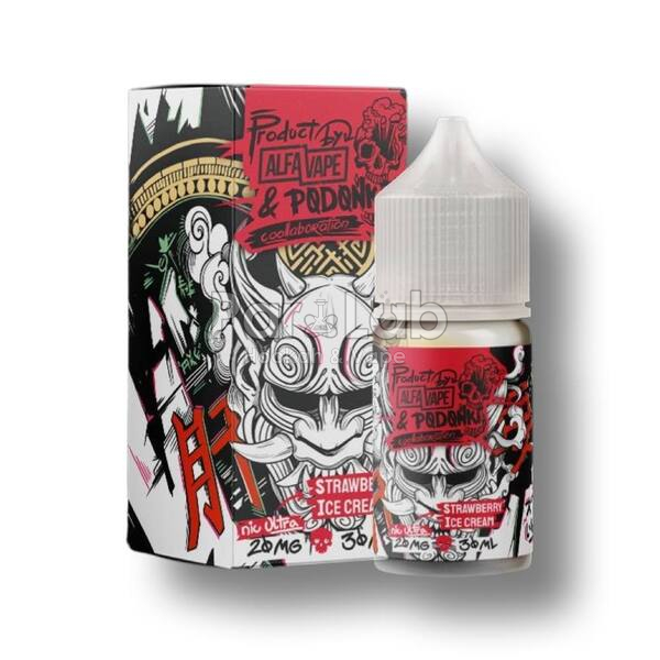 картинка Alfavape X Podonki - Strawberry Ice Cream от магазина BigSmoke