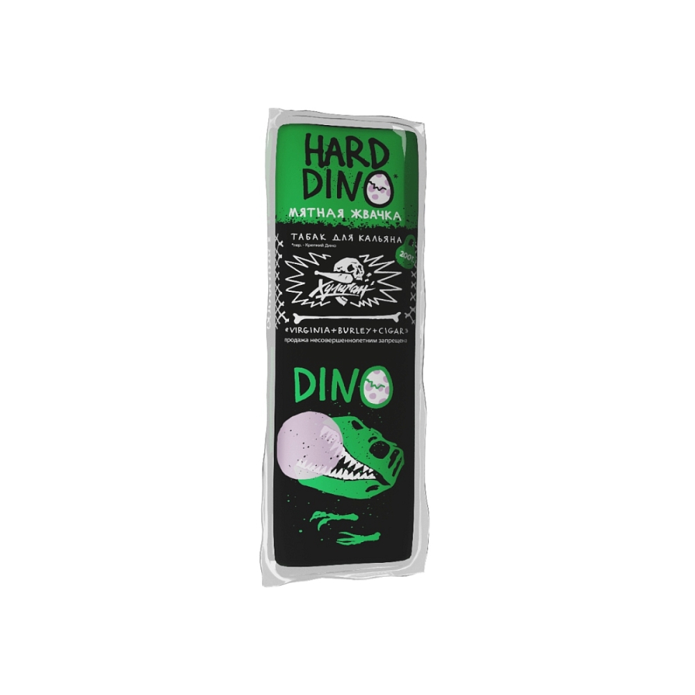 картинка Табак Хулиган Hard - Dino (Мятная жвачка) 200 гр. от магазина BigSmoke