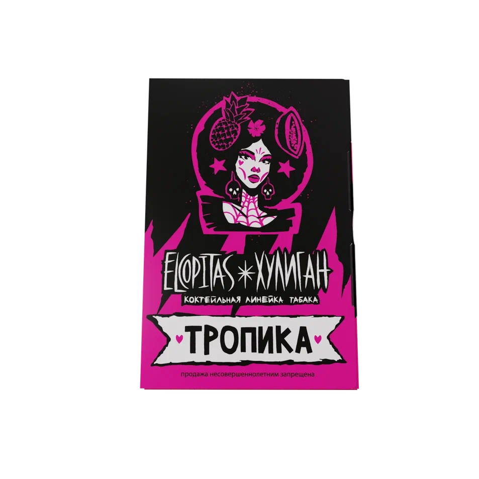 картинка Табак Хулиган - Тропика (Тропический Коктейль) 25 гр. от магазина BigSmoke
