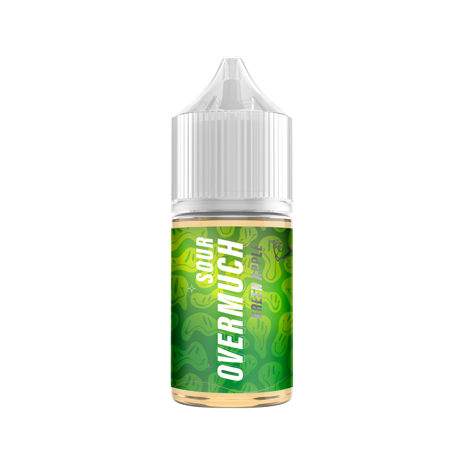 картинка Overmuch Sour Salt 30 мл. 20 мг. - Green Apple от магазина BigSmoke