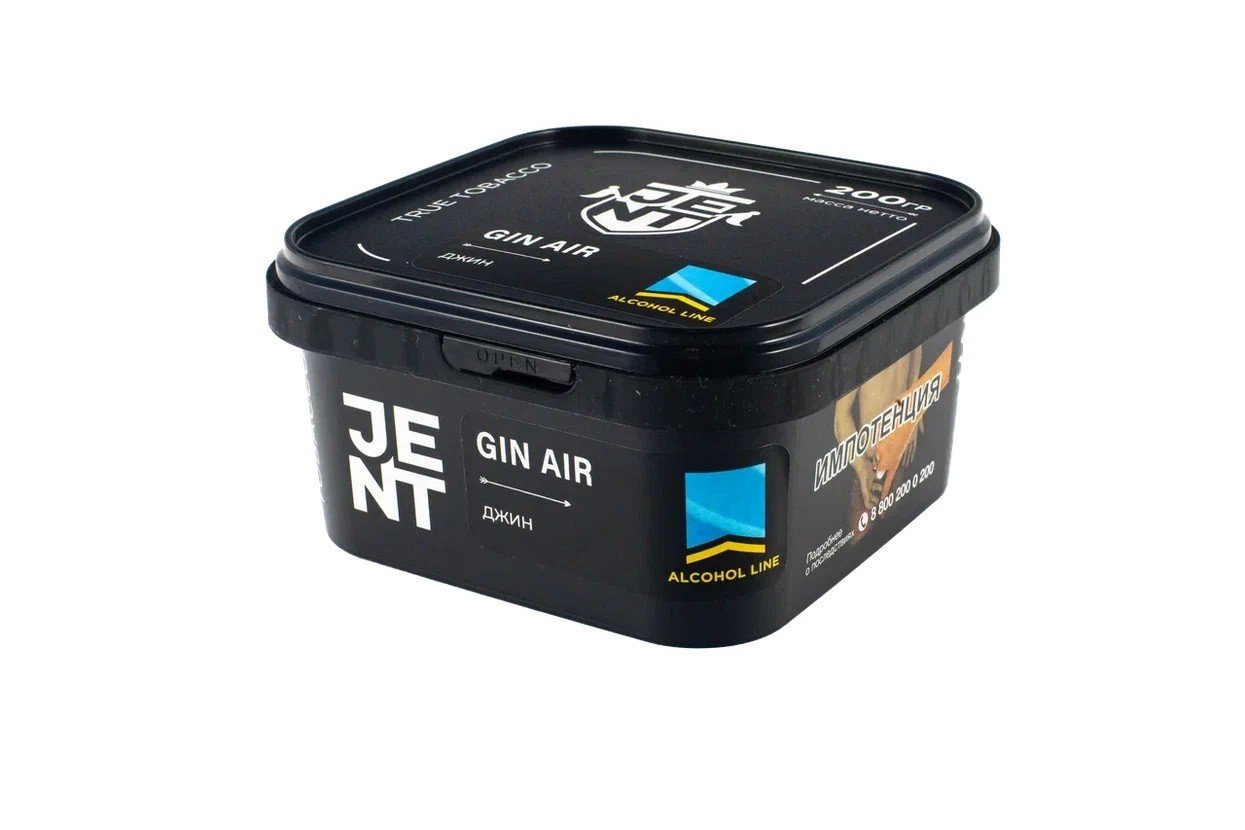 картинка Табак Jent - Gin Air (Джин) 200 гр. от магазина BigSmoke