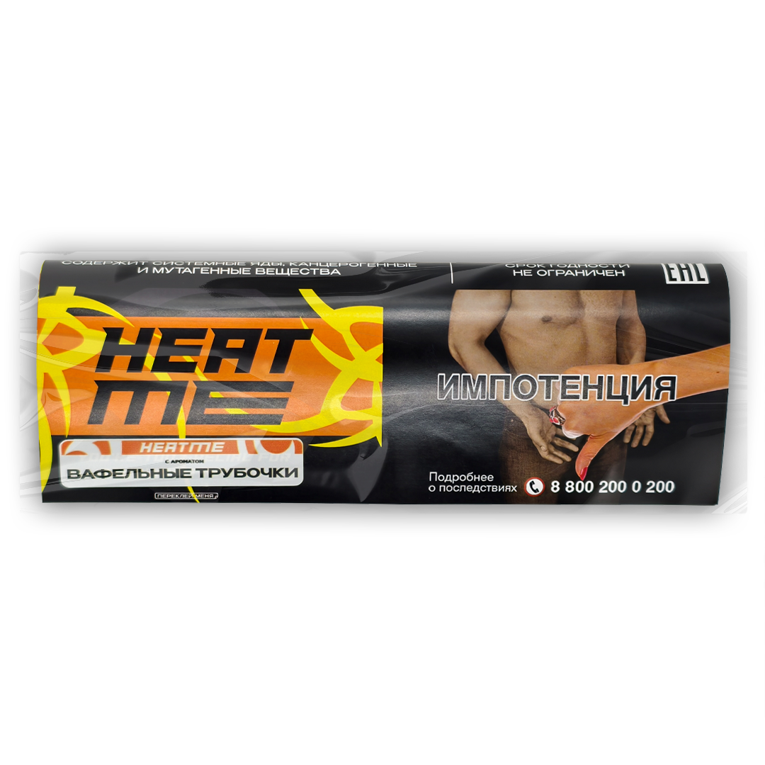 картинка Табак HEAT ME - Wafer Rolls (Вафельные Трубочки) 200 гр. от магазина BigSmoke