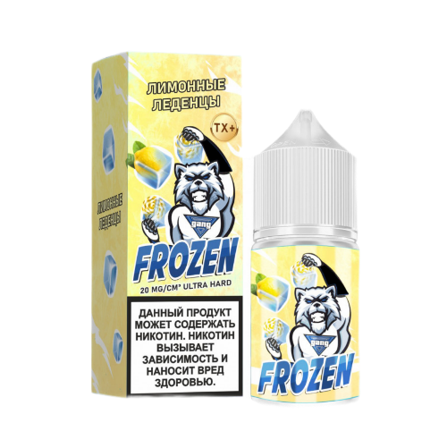 картинка Жидкость GANG FROZEN 30ml 2% Ultra Hard - Лимонные леденцы от магазина BigSmoke