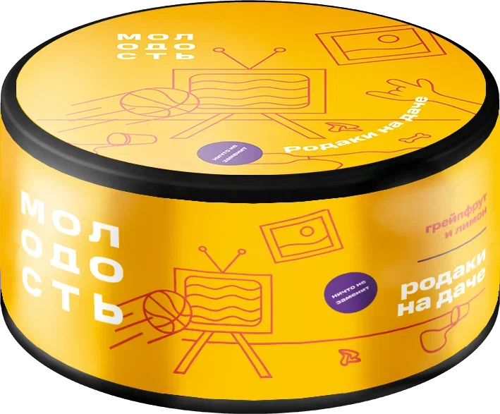 картинка Табак Молодость - Родаки на Даче (Грейпфрут и Лимон) 100 гр. от магазина BigSmoke