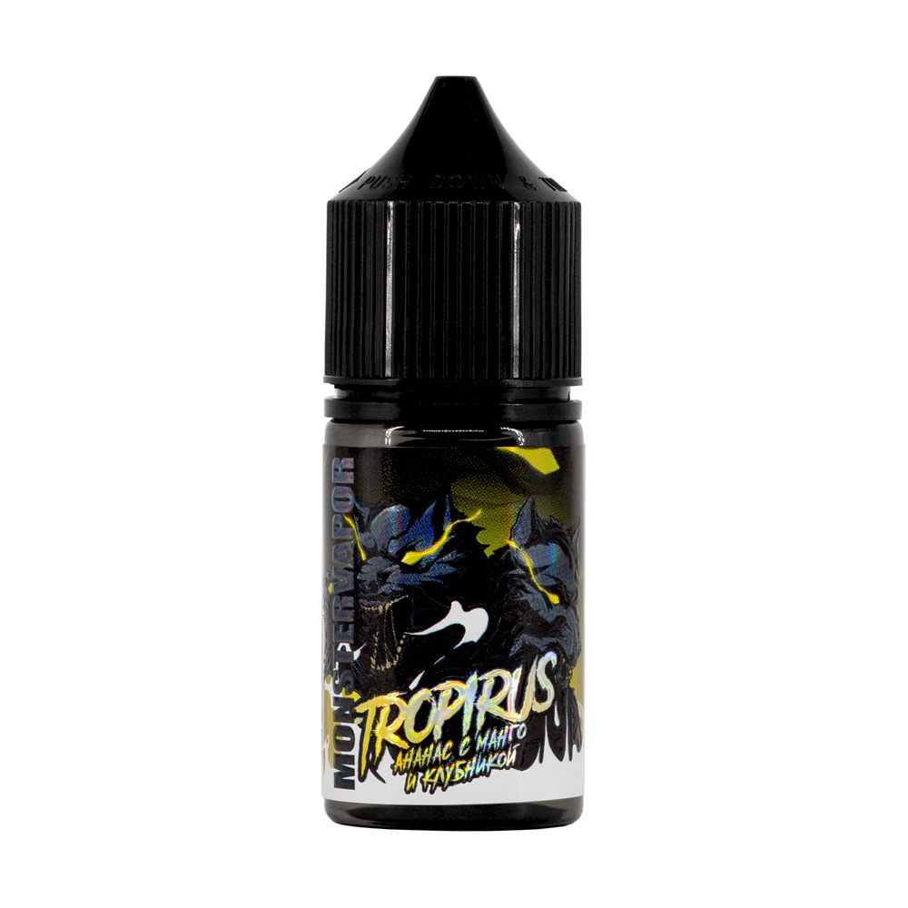 картинка Monster Vapor Salt, 30 мл, TROPIRUS (ананас с манго и клубникой), 2 ultra от магазина BigSmoke