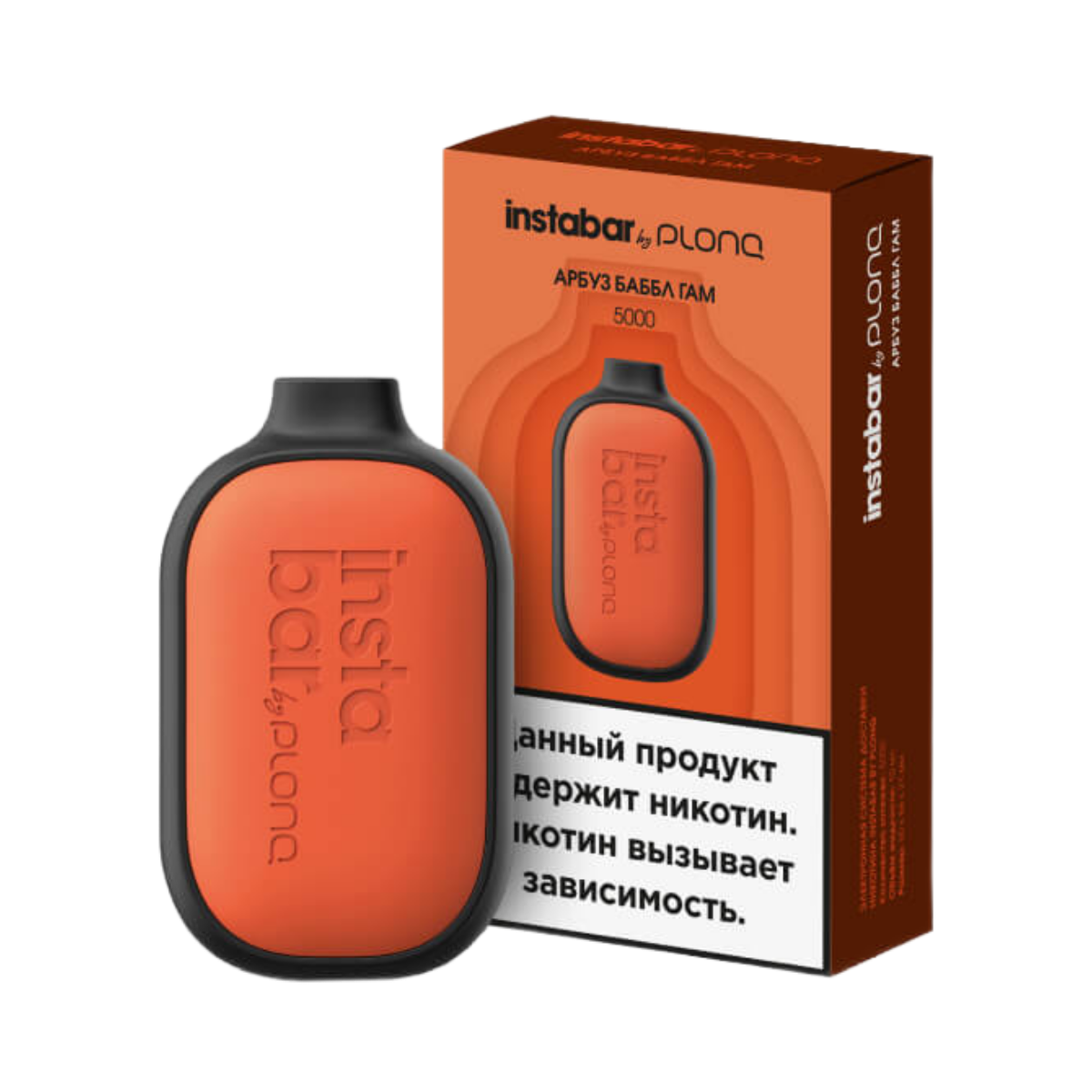 картинка Instabar By PLONQ 5000 - Арбуз Баббл Гам от магазина BigSmoke