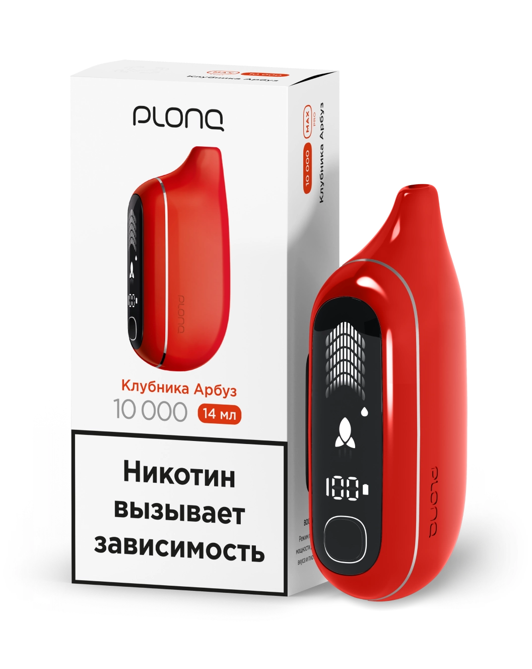 картинка PLONQ Max Pro 10000 - Клубника Арбуз от магазина BigSmoke
