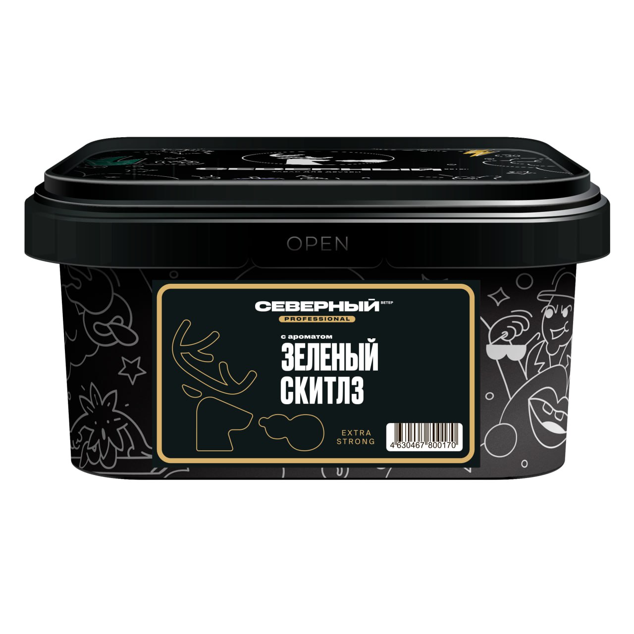 картинка Табак Северный Professional - Зеленый Скитлз 200 гр. от магазина BigSmoke