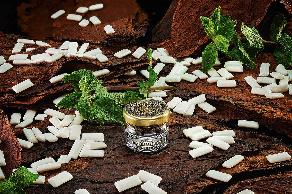 картинка Табак WTO Caribbean Blend - Мятная жевательная резинка 250 гр. от магазина BigSmoke