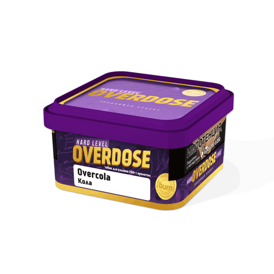 картинка Табак Overdose - Overcola 200 гр. от магазина BigSmoke