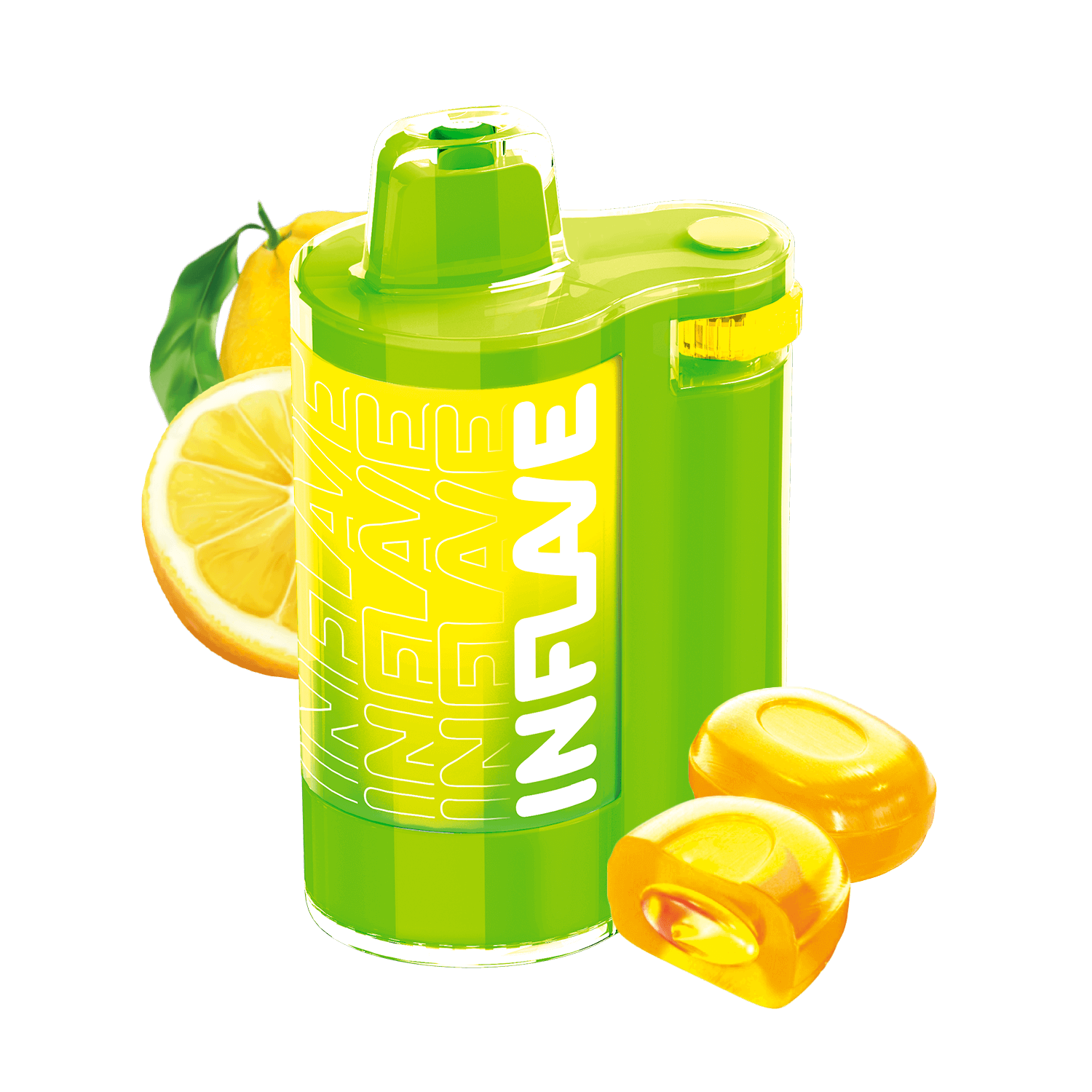 картинка Inflave 8000 - Лимонные Леденцы от магазина BigSmoke