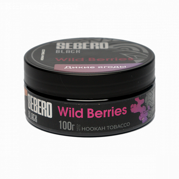 картинка Табак Sebero Black - Дикие ягоды (Wild Berries) 100 гр. от магазина BigSmoke