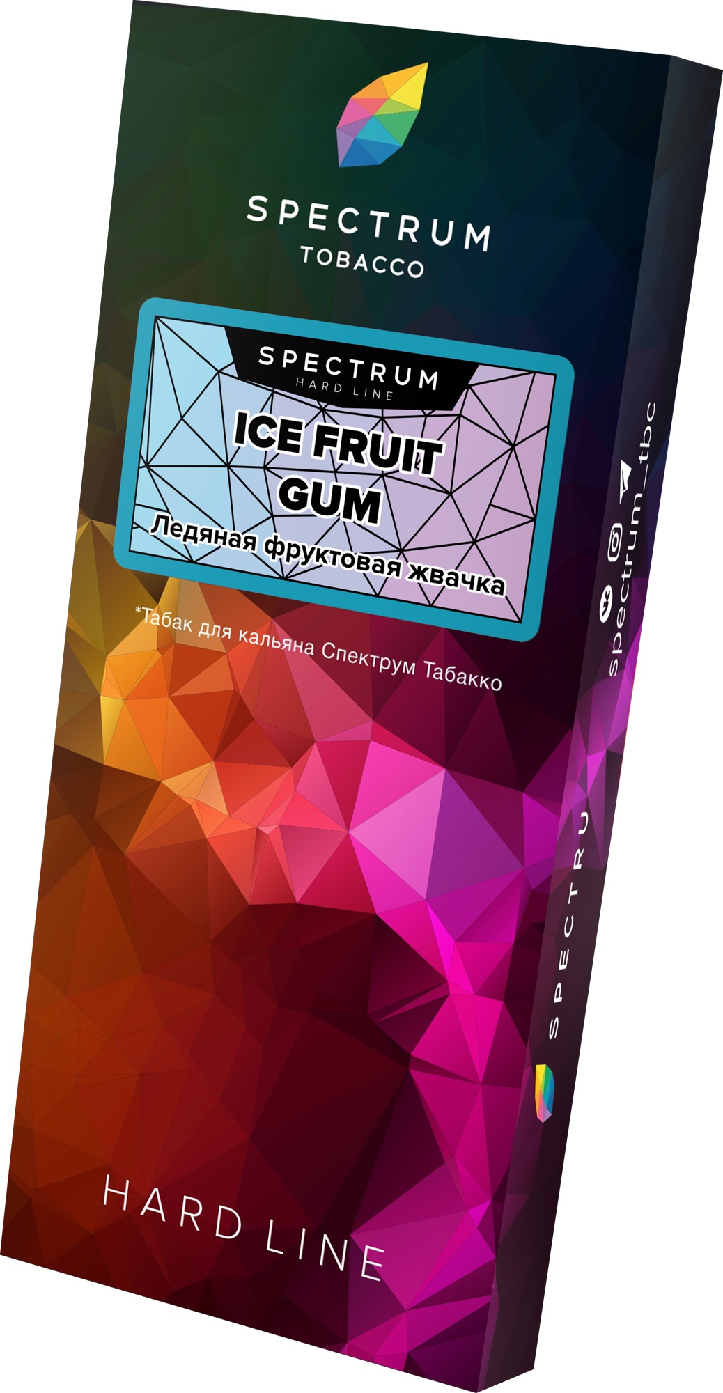 картинка Табак Spectrum Hard – Ice Fruit Gum 100 гр. от магазина BigSmoke