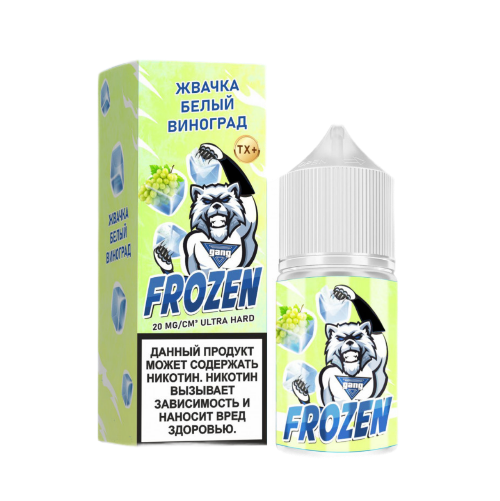 картинка Жидкость GANG FROZEN 30ml 2% Ultra Hard - Жвачка Белый виноград от магазина BigSmoke