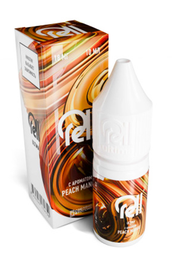 картинка Жидкость Rell Ultimate 10мл 20мг - Peach Mango (Персик и Манго) от магазина BigSmoke