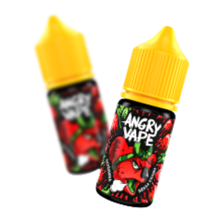 картинка Angry Vape 30 мл. 20 мг. - Коала Сплюн (Клубника) от магазина BigSmoke