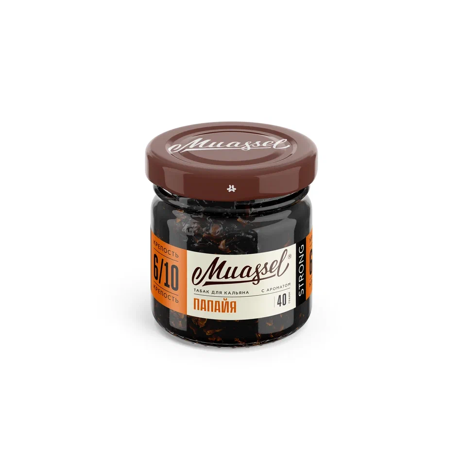 картинка Табак Muassel 6/10 - Папайя 40гр. от магазина BigSmoke