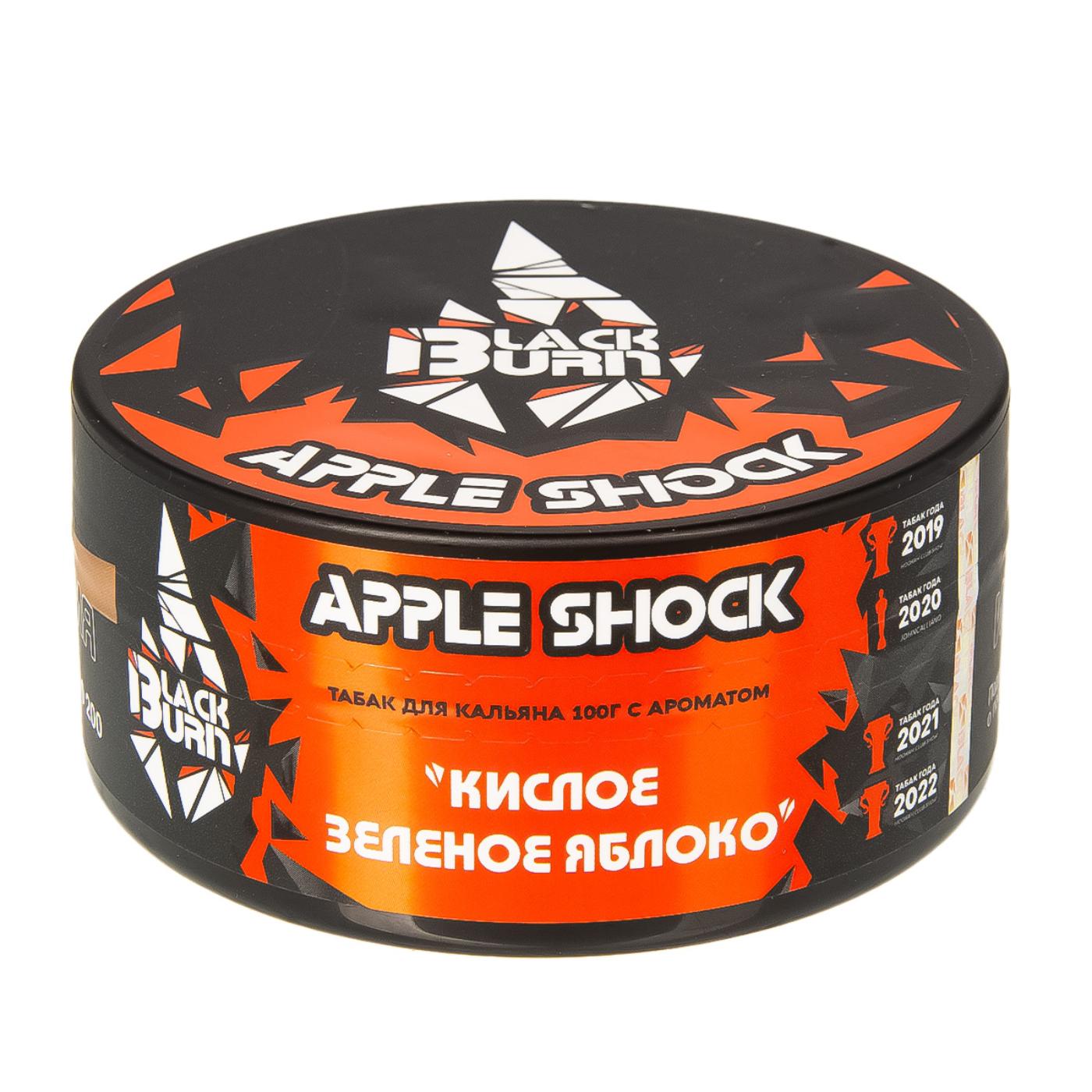 картинка Табак Black Burn - Apple Shock 100 гр. от магазина BigSmoke