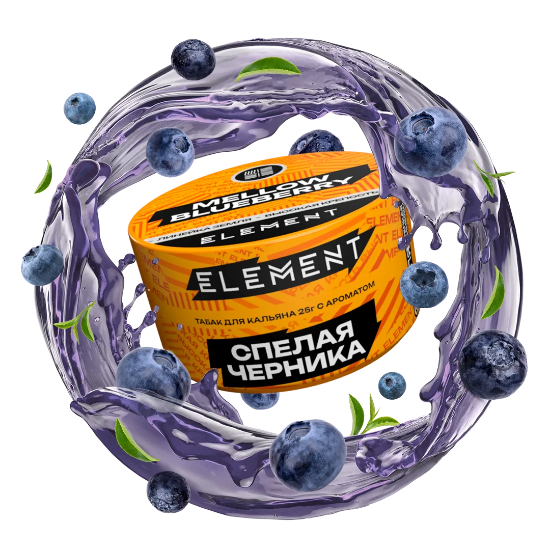 картинка Табак Element Земля - Mellow Blueberry 25 гр. от магазина BigSmoke