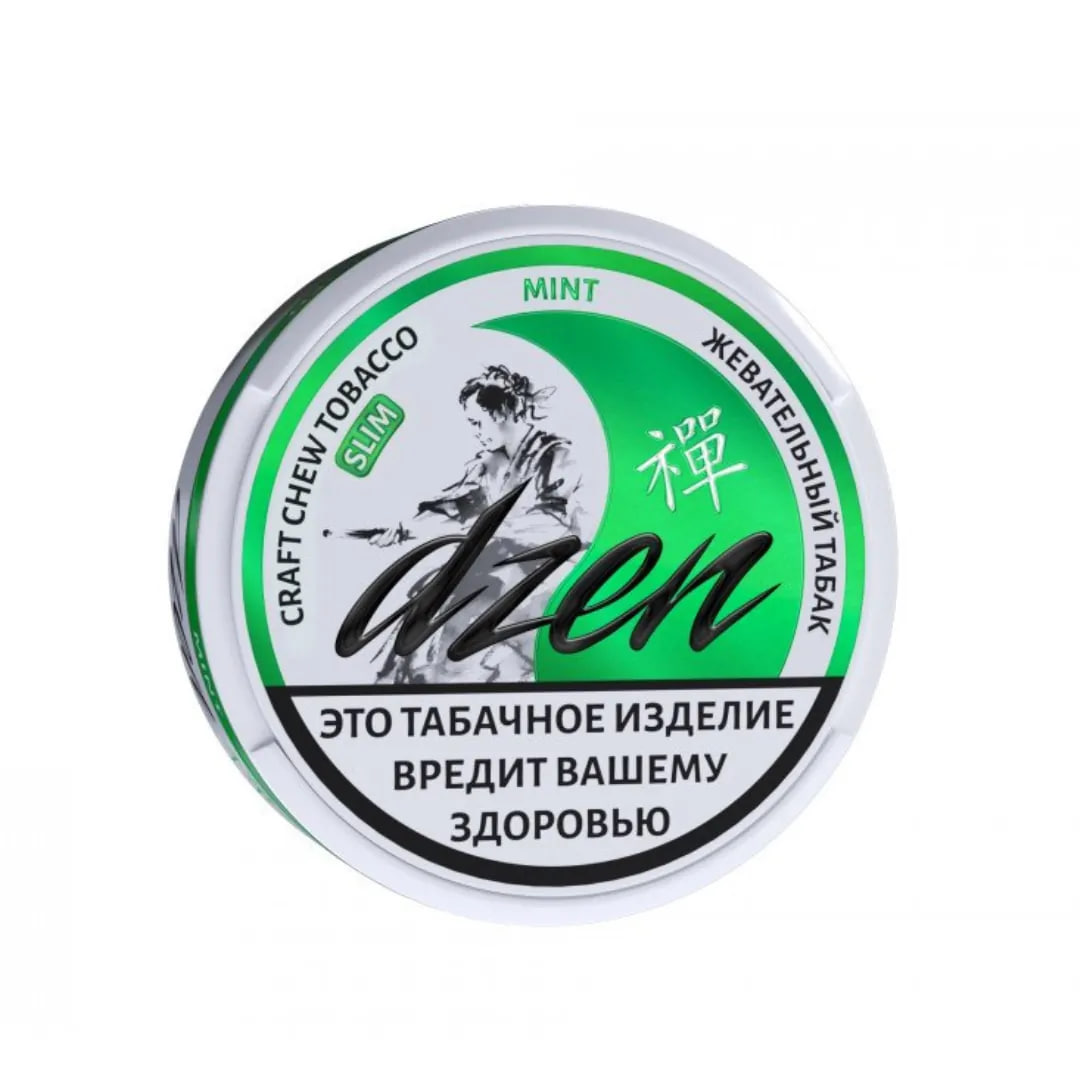 картинка Табак Жевательный DZEN Slim - Mint 9 гр. от магазина BigSmoke
