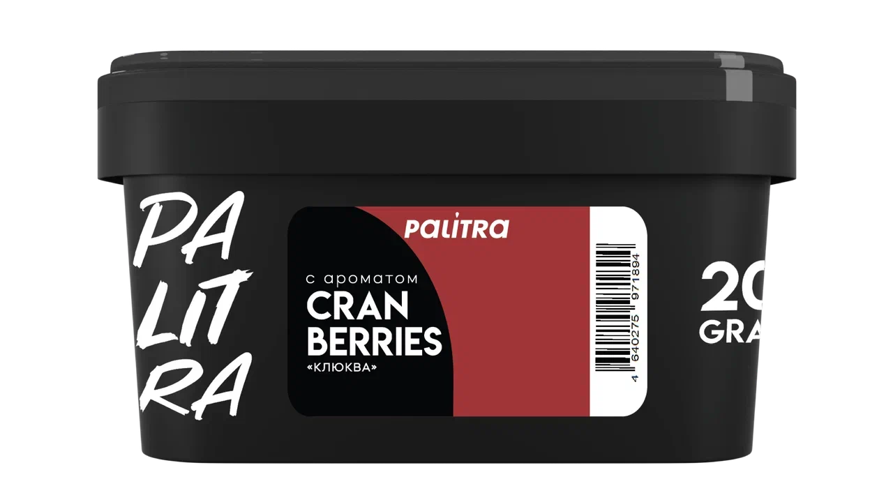 картинка Табак Palitra - Cranberries (Клюква) 200 гр. от магазина BigSmoke