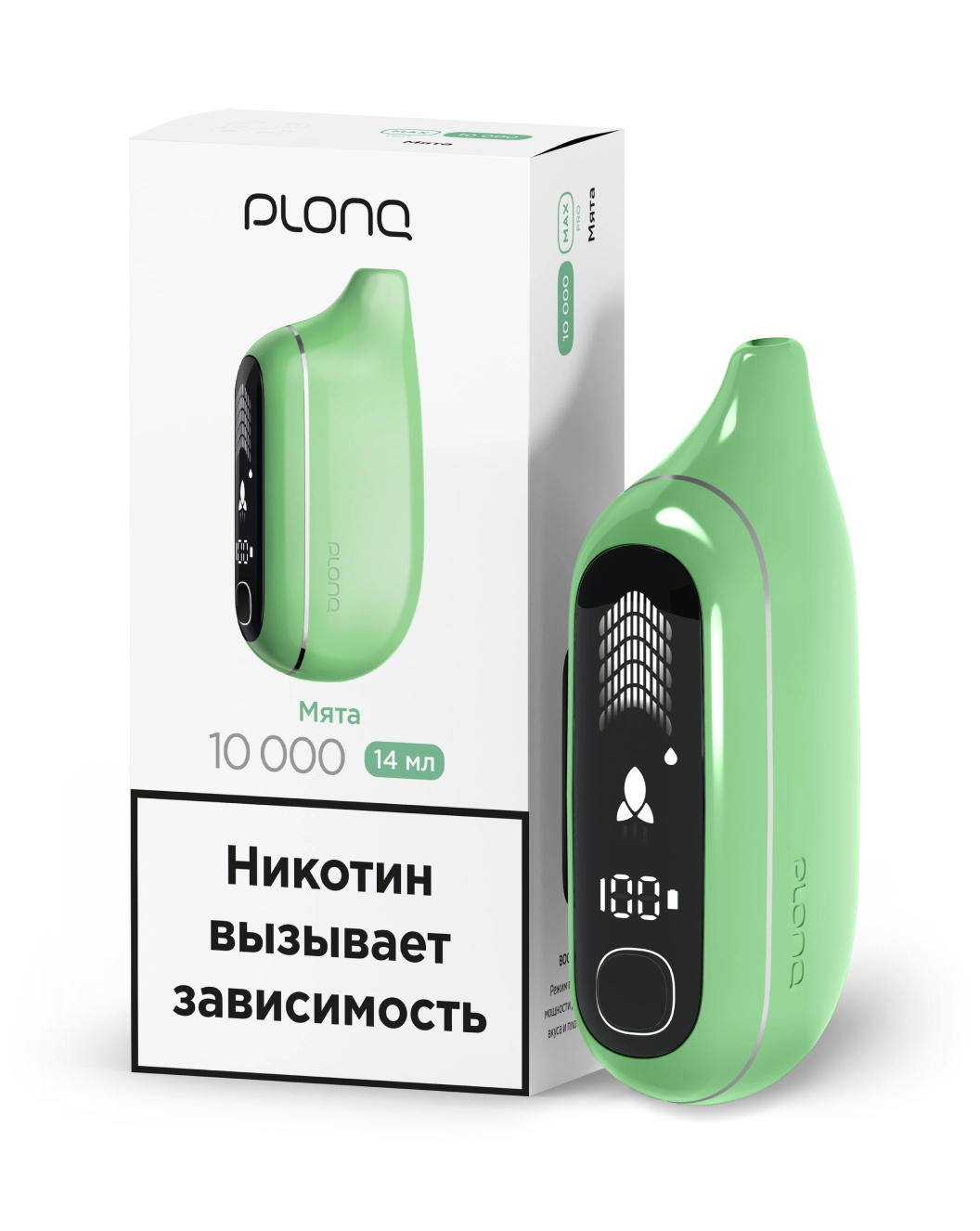 картинка PLONQ Max Pro 10000 - Мята от магазина BigSmoke