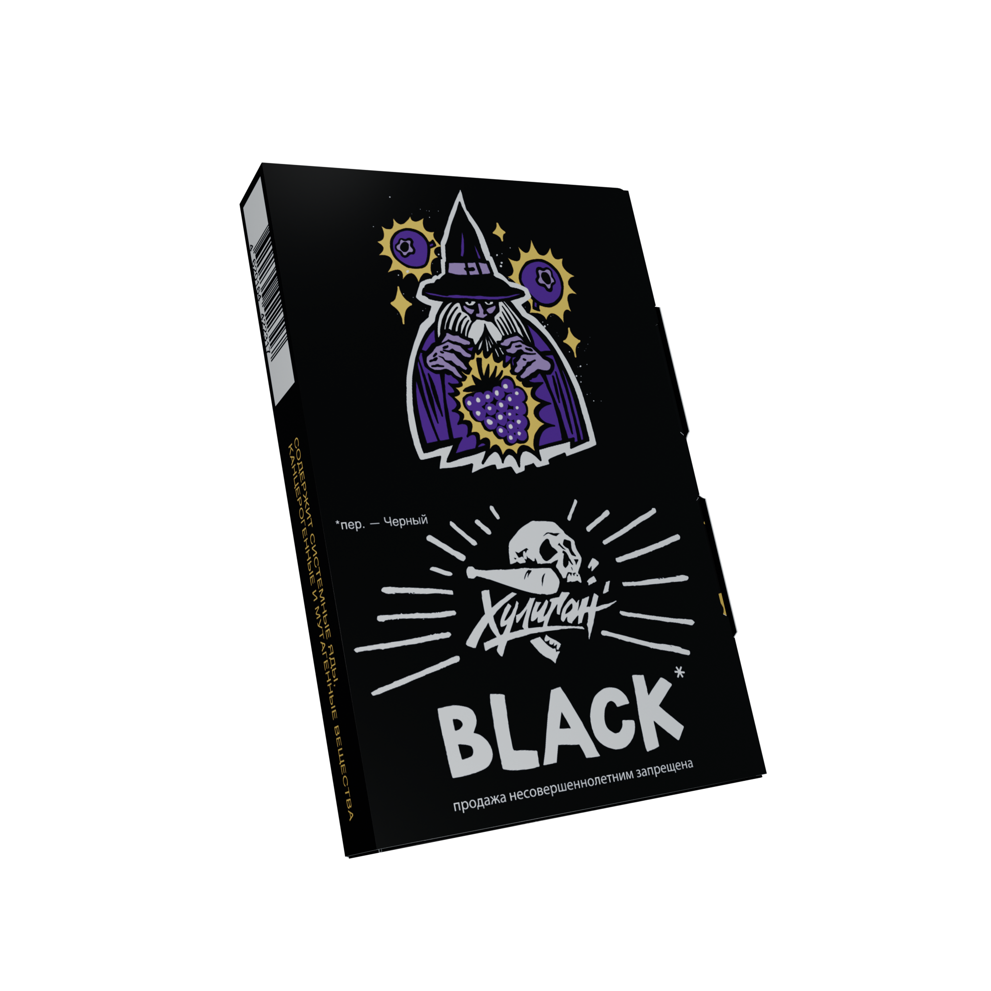 картинка Табак Хулиган - Black (Черные Ягоды) 25 гр. от магазина BigSmoke