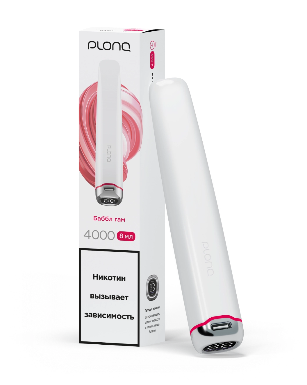 картинка Plonq Plus pro 4000 - Баббл Гам от магазина BigSmoke