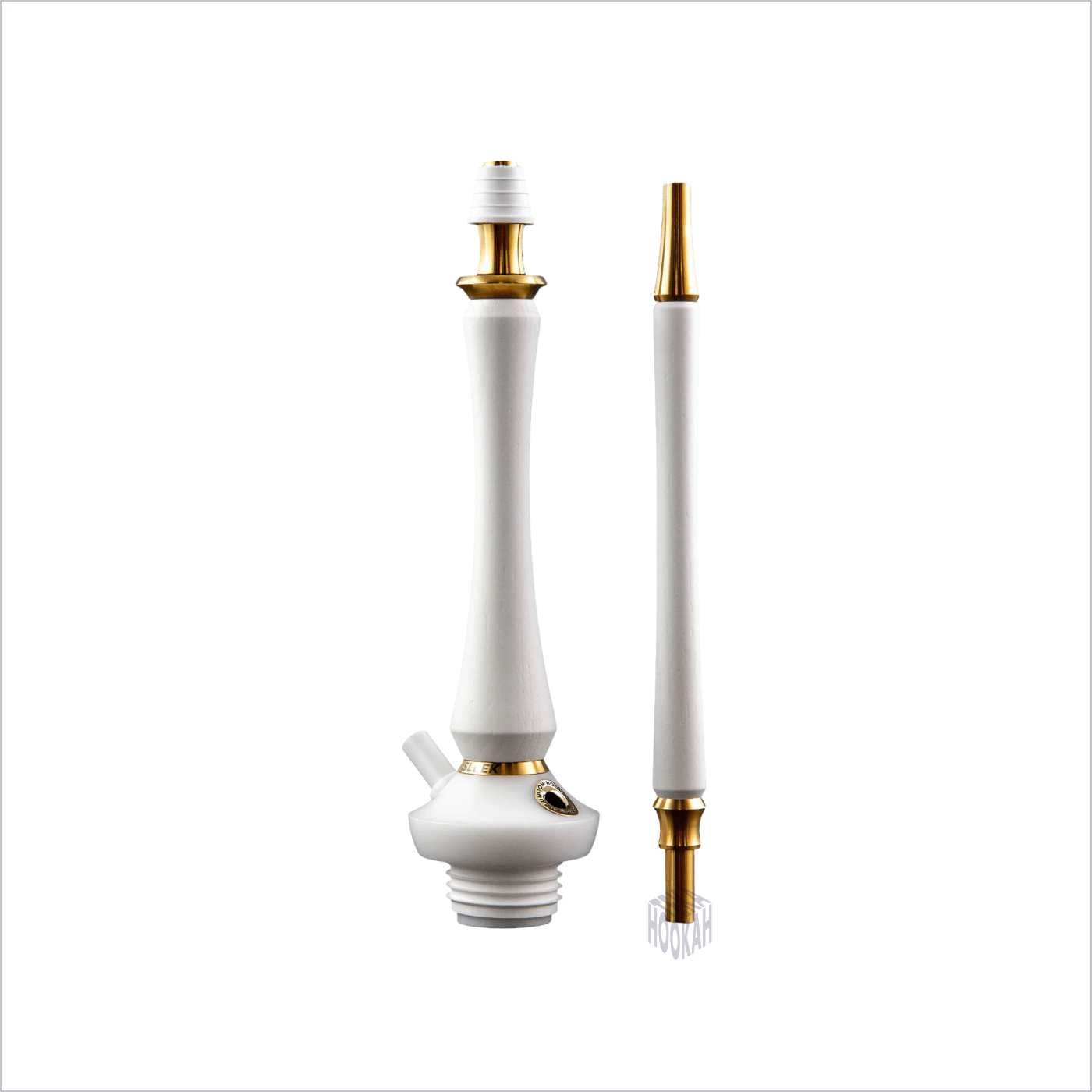 картинка Кальян Union Hookah - Sleek PVD (White) от магазина BigSmoke
