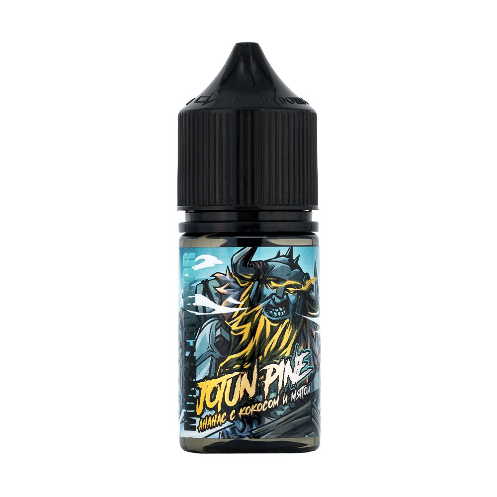 картинка Monster Vapor Salt, 30 мл, JOTUN PINE (ананас с кокосом и мятой), 2 ultra от магазина BigSmoke