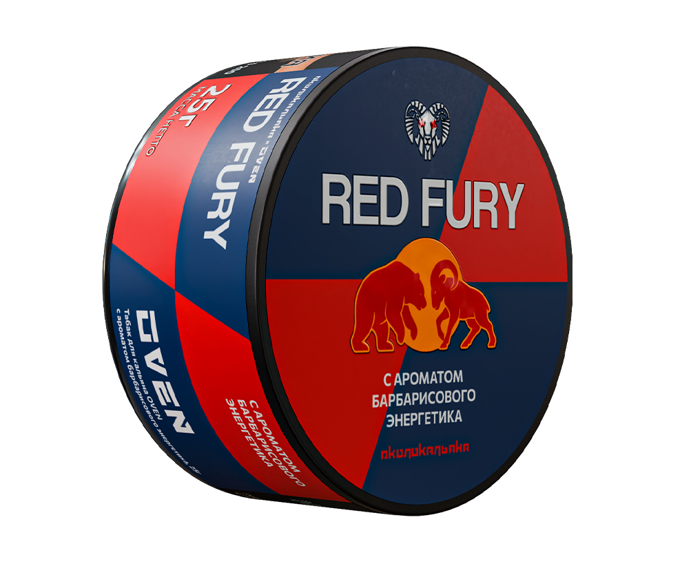 картинка Табак Oven - Red Fury (Барбарисовый Энергетик) 25 гр. от магазина BigSmoke