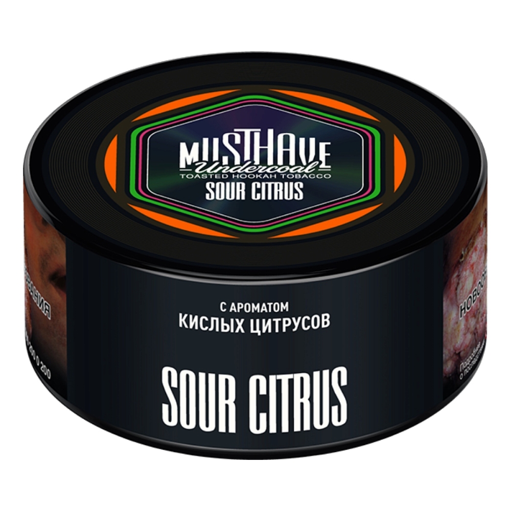 картинка Табак Must Have - С Ароматом Кислых Цитрусов (Sour Citrus) 125 гр. от магазина BigSmoke