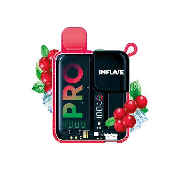 картинка Inflave Pro 7000 - Клюква Мята от магазина BigSmoke