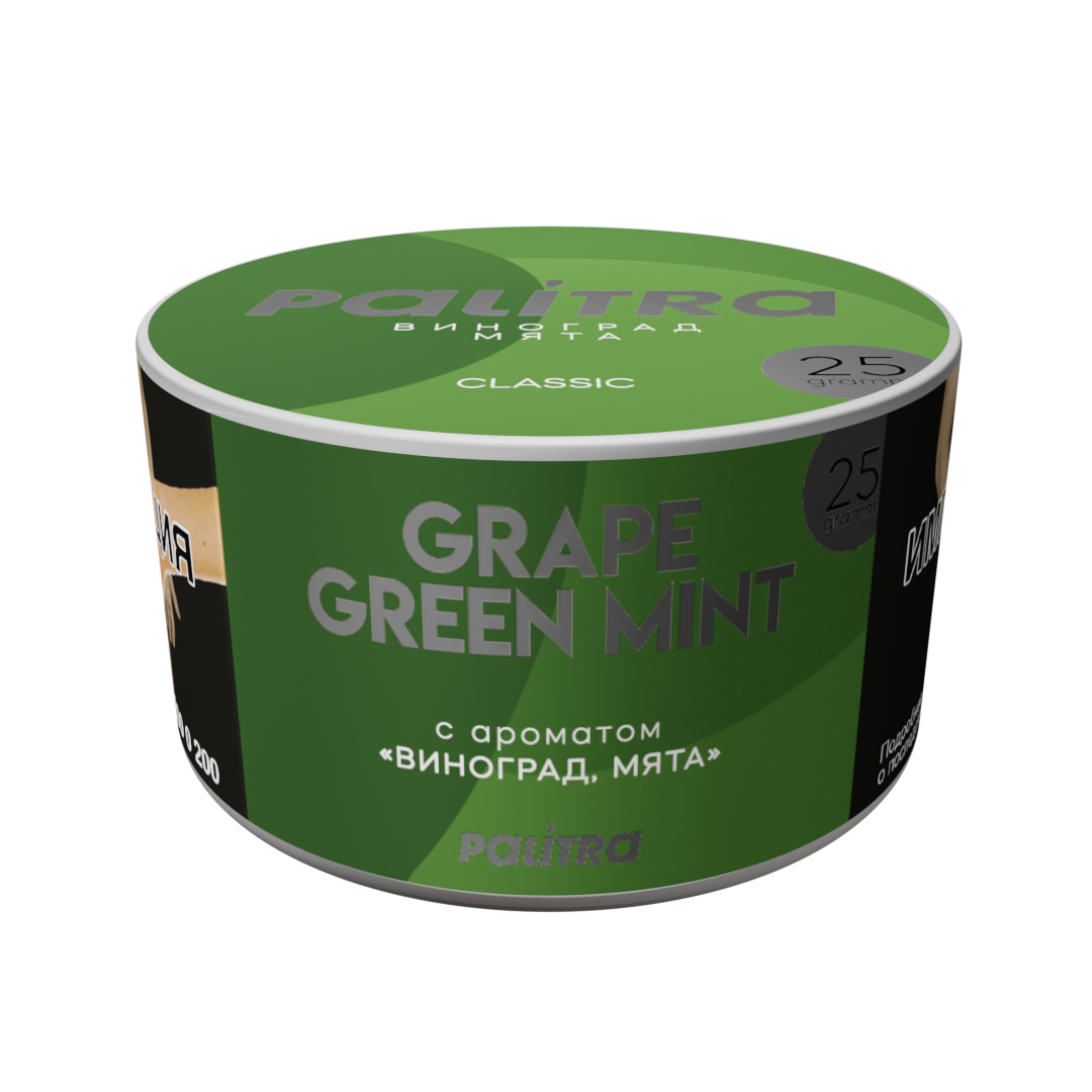 картинка Табак Palitra - Grape Green Mint (Виноград Мята) 25 гр. от магазина BigSmoke