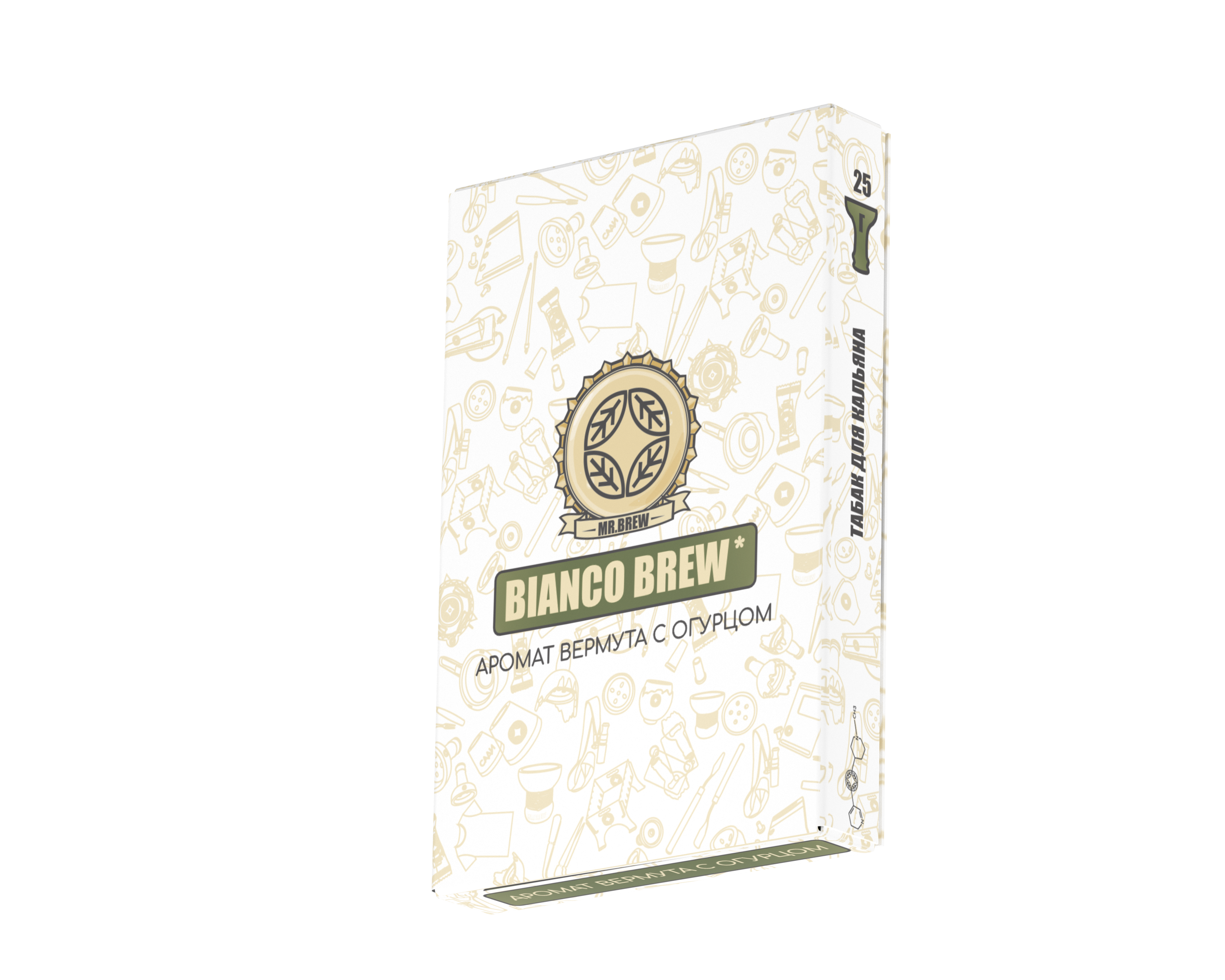 картинка Табак Mr.Brew - Bianco Brew  (Аромат Вермута с Огурцом) 25 гр. от магазина BigSmoke