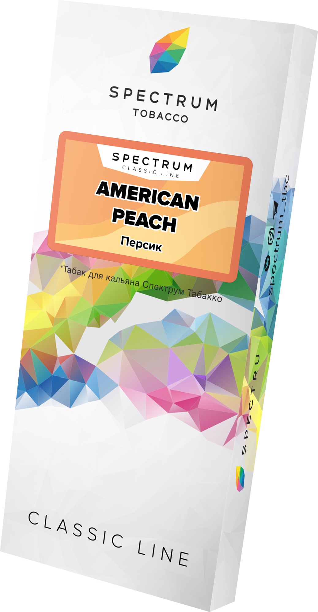 картинка Табак Spectrum Classic - American Peach 100 гр. от магазина BigSmoke