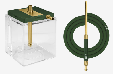 картинка Кальян HOOB - Atom British racing Green/Gold от магазина BigSmoke