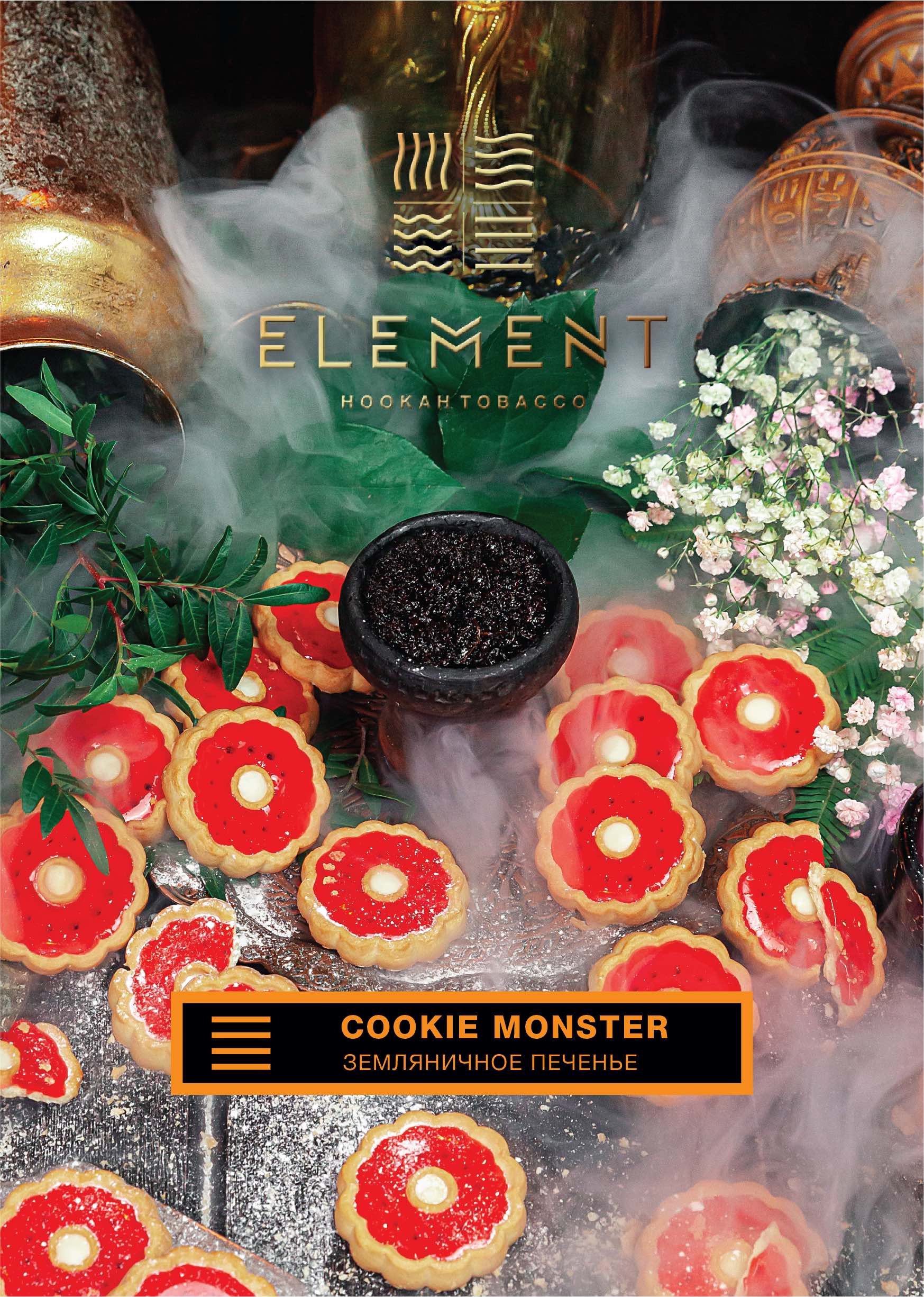 картинка Табак Element Земля - Cookie Monster (Печенье) 200 гр. от магазина BigSmoke