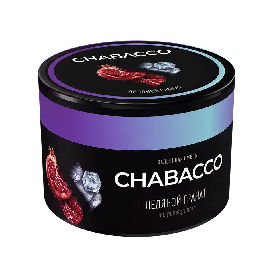 картинка Chabacco Medium - Ice Pomegranate (Ледяной Гранат) 40 гр. от магазина BigSmoke