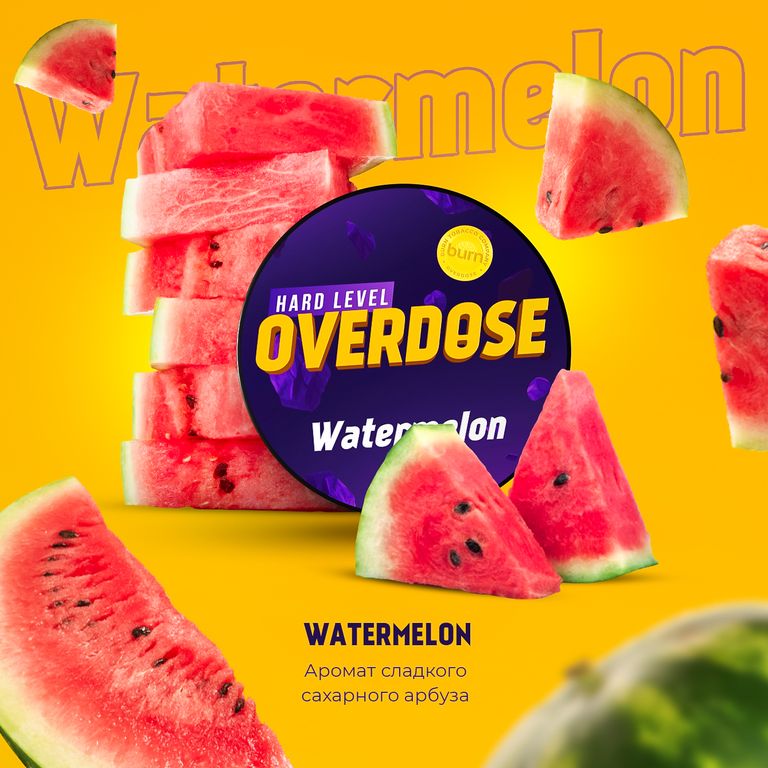 картинка Табак Overdose - Watermelon 100 гр. от магазина BigSmoke