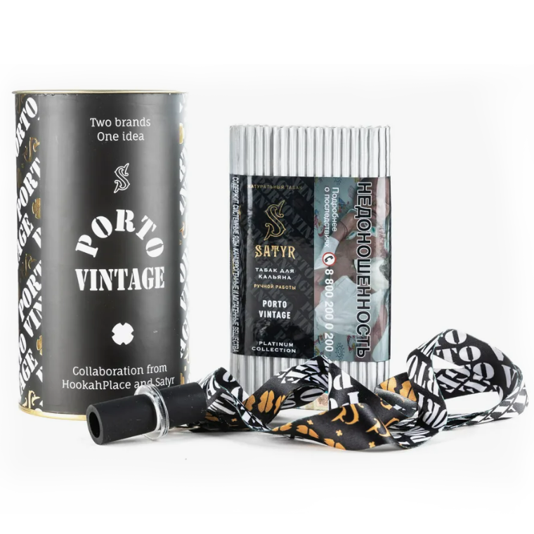картинка Табак Satyr Platinum Collection - PORTO VINTAGE  100 гр. от магазина BigSmoke