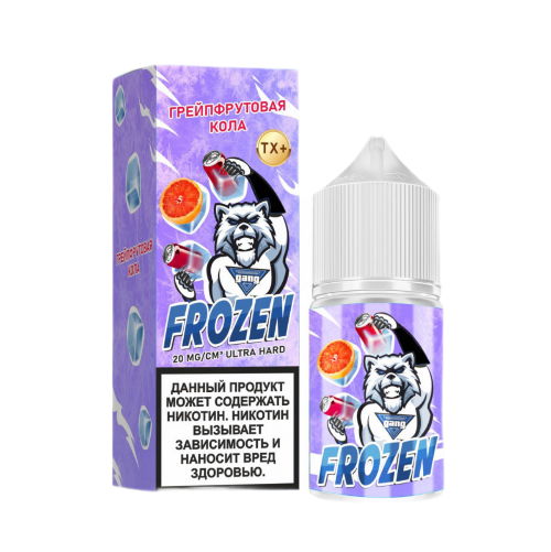 картинка Жидкость GANG FROZEN 30ml 2% Ultra - Грейпфрутовая кола от магазина BigSmoke
