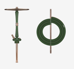 картинка Кальян Hoob - Go British racing green/Bronze от магазина BigSmoke