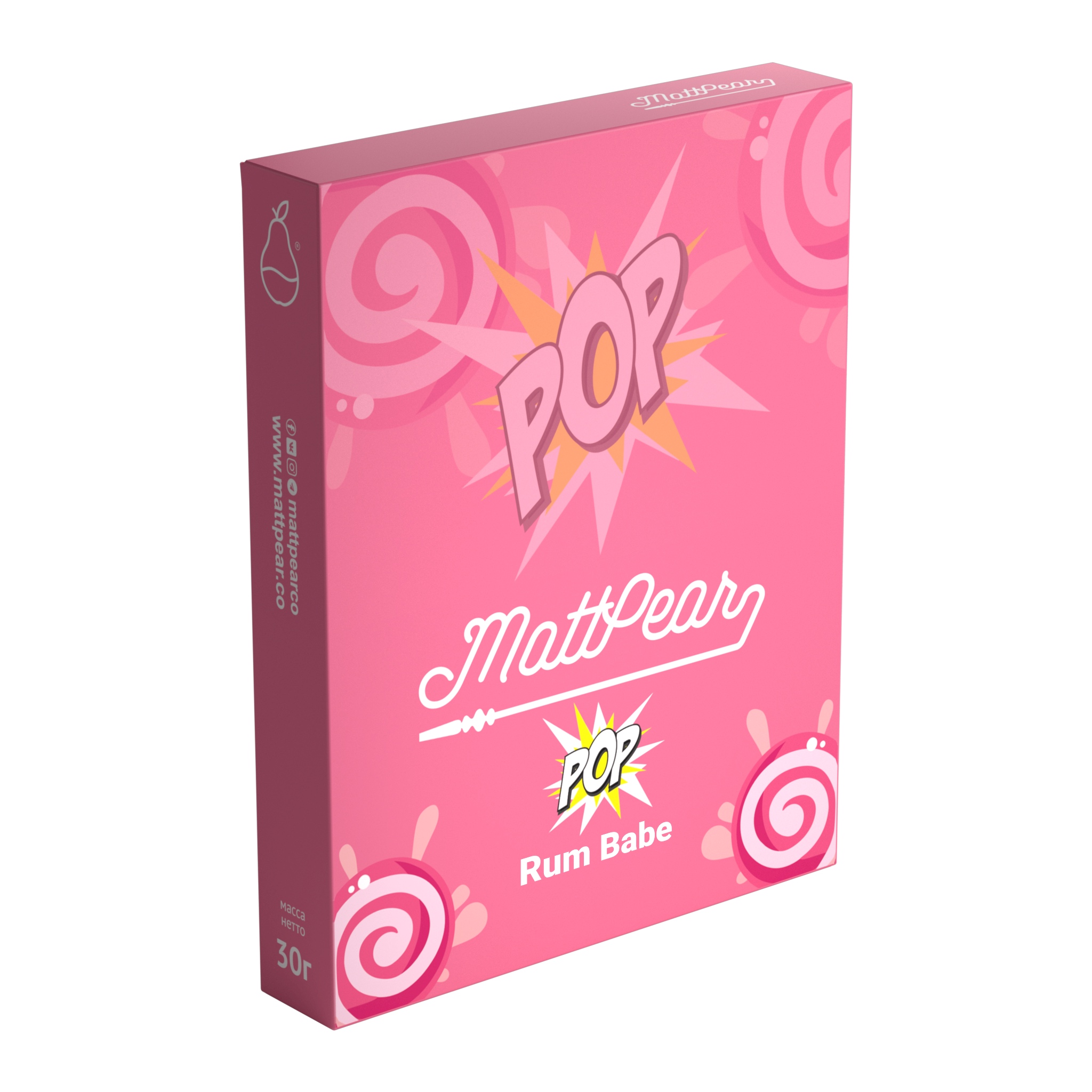 картинка Табак Matt Pear Pop - Rum Babe 30 гр. от магазина BigSmoke
