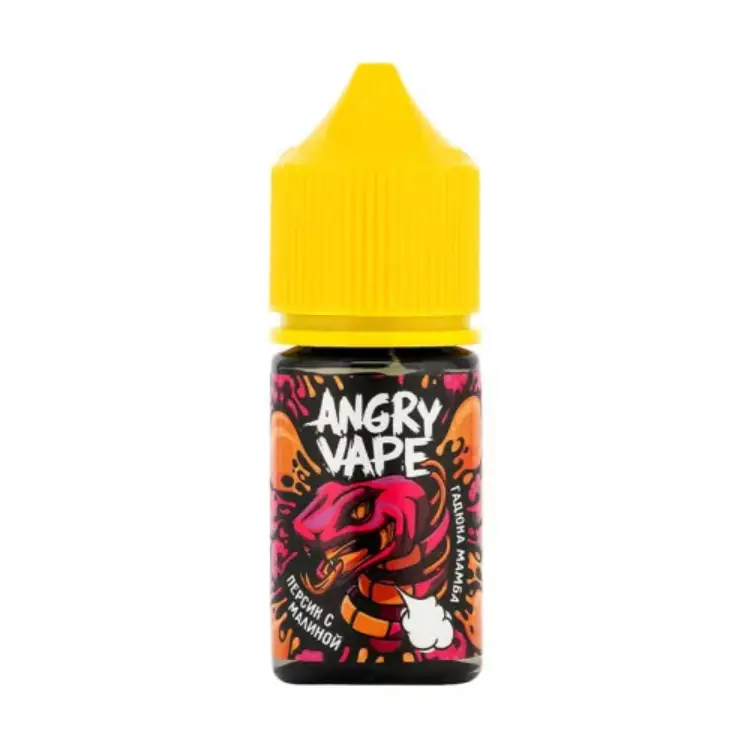 картинка Angry Vape Strong 30 мл. 20 мг. - Гадюка Мамба ( Персик с Малиной) от магазина BigSmoke