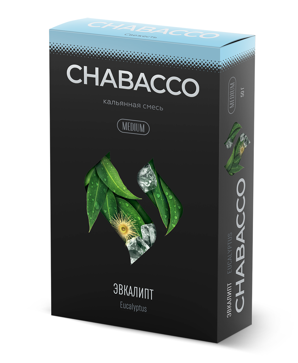 картинка Chabacco Medium – Eucalyptus 50 гр. от магазина BigSmoke