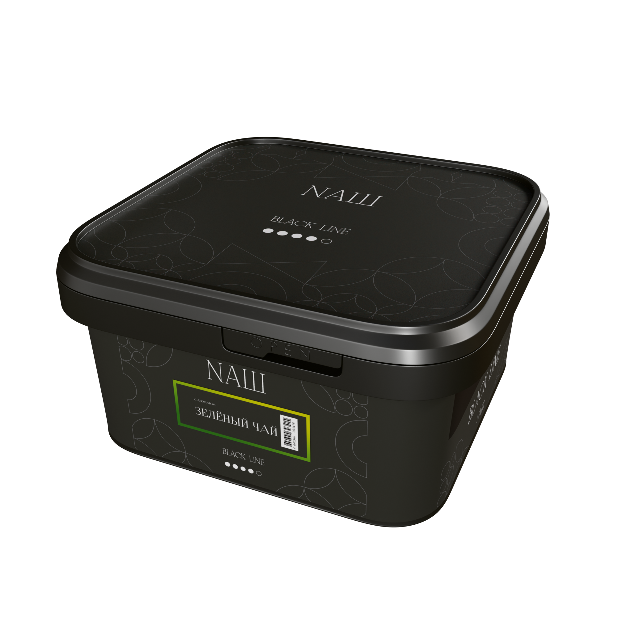 картинка Табак НАШ Black - Зеленый Чай 200 гр. от магазина BigSmoke