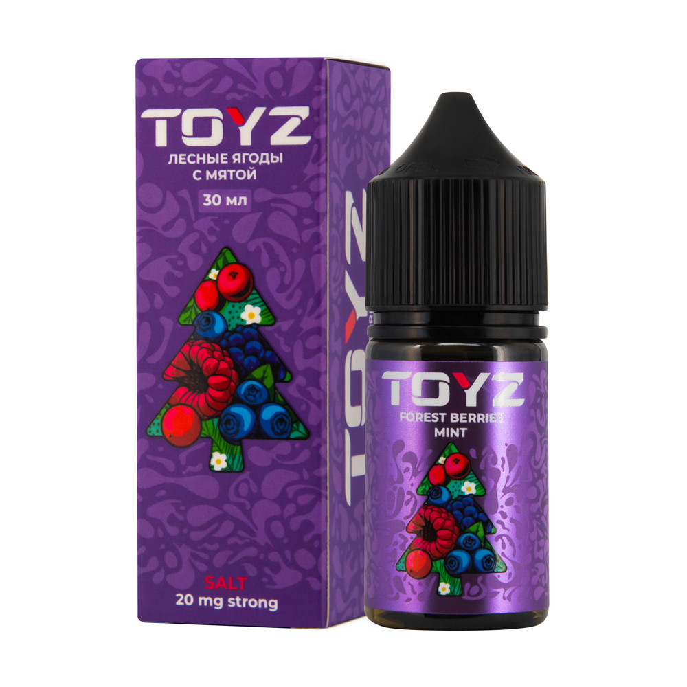 картинка Жидкость Toyz Forest berries with mint 20 Strong мг/мл 30 мл от магазина BigSmoke